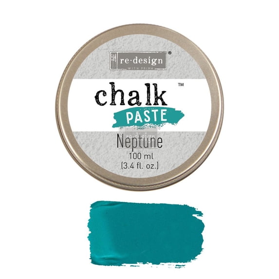 Neptune, Re-Design Chalk Paste by Prima Marketing Inc. Fast Dry 3.4 fl. Oz