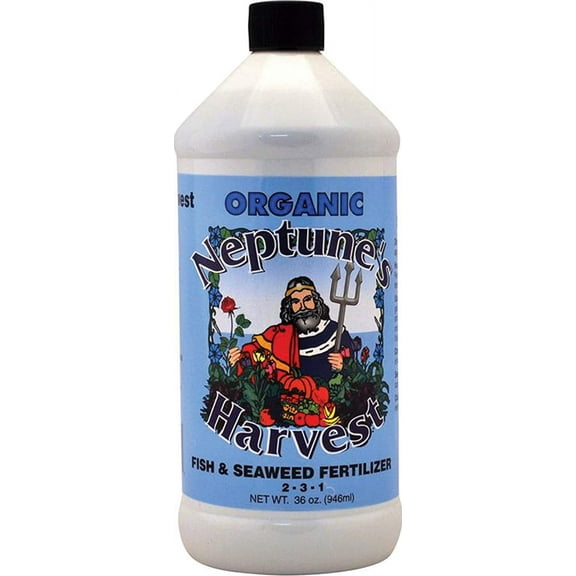 Neptune's Harvest FS136 32 Oz. Fish & Seaweed Blend Fertilizer 2-3-1