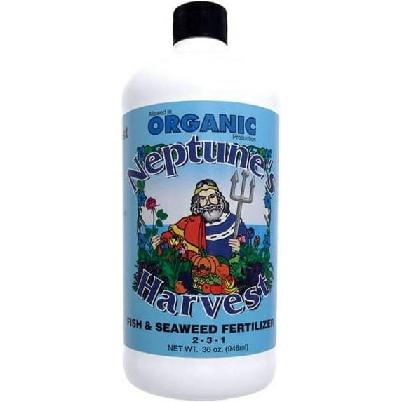 Neptune's Harvest FS136 36 oz Bottle of Organic Fish & Seaweed 2-3-1 Fertilizer