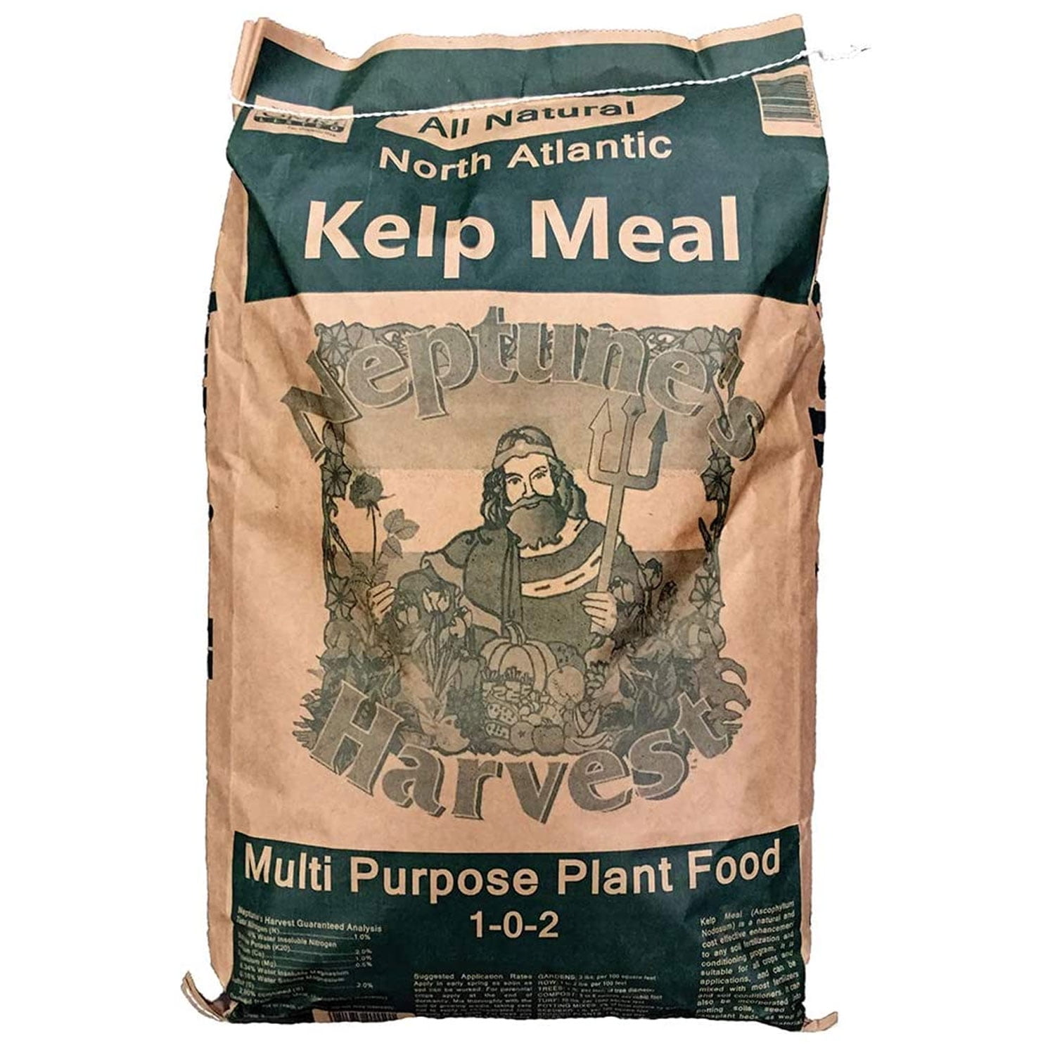 Neptune's Harvest Kelp Meal Organic Fertilizer Plant Food, 50 Pound Bag
