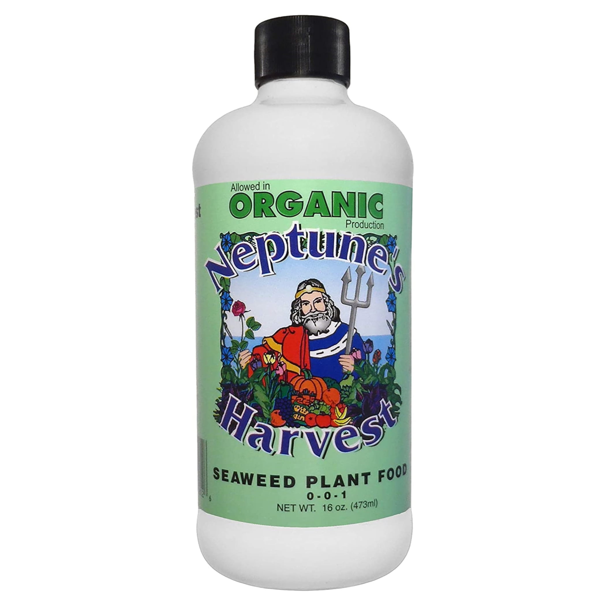 Neptune's Harvest Liquid Seaweed Plant Food Organic 0-0-1 16Oz
