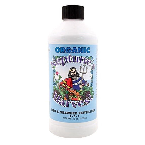 Neptunes Harvest Fish And Seaweed Blend Fertilizer, 18 Oz, 2 Pack
