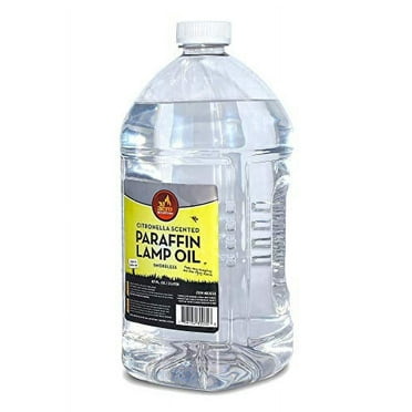 Ner Mitzvah Citronella Scented Liquid Paraffin Lamp Oil Clean Smokeless Tiki Torch Fuel, Clear, 2 Liter, 1-Pack