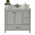 thumbnail image 1 of Nera Collection 36'' Gray Bathroom Vanity with Quartz Countertop and Sink, 1 of 10