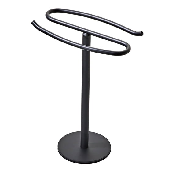 Neravion Towel racks,Matte Black Hand Towel Holder Stand, Free-Standing Towel Rack, SUS304 Stainless Steel Towel Bar Rack Stand, Tower Bar for Bathroom Kitchen Vanity Countertop