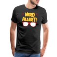 Nerd Allert Shirt Nerdy Geek Scientist Present Men's Premium TShirt