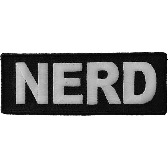 Nerd Funny Iron on Patch