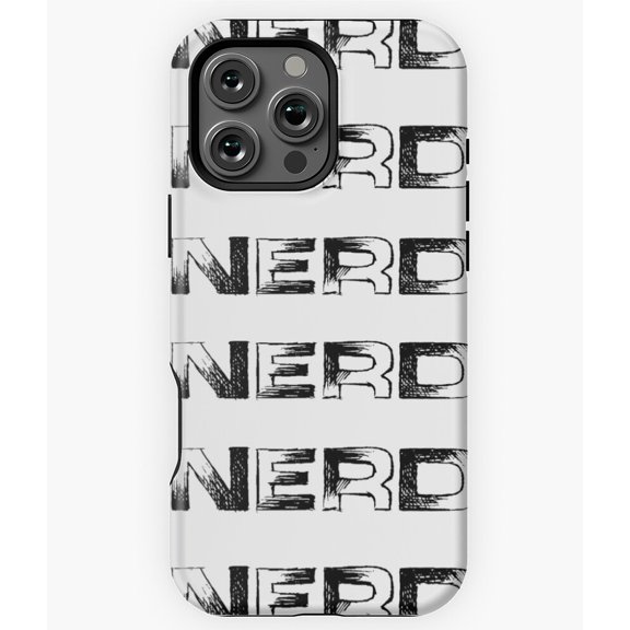 Nerd Geek Design Phone Case for iPhone 16 15 14 13 12 11 Pro Max