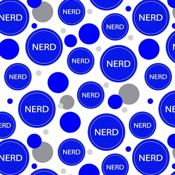Nerd Geek Nerdy Premium Gift Wrap Wrapping Paper Roll Pattern