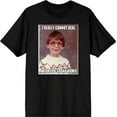 thumbnail image 1 of Nerd Meme I Cannot Deal Today Homie Men's Black Crew Neck Short Sleeve Tee-Medium, 1 of 2