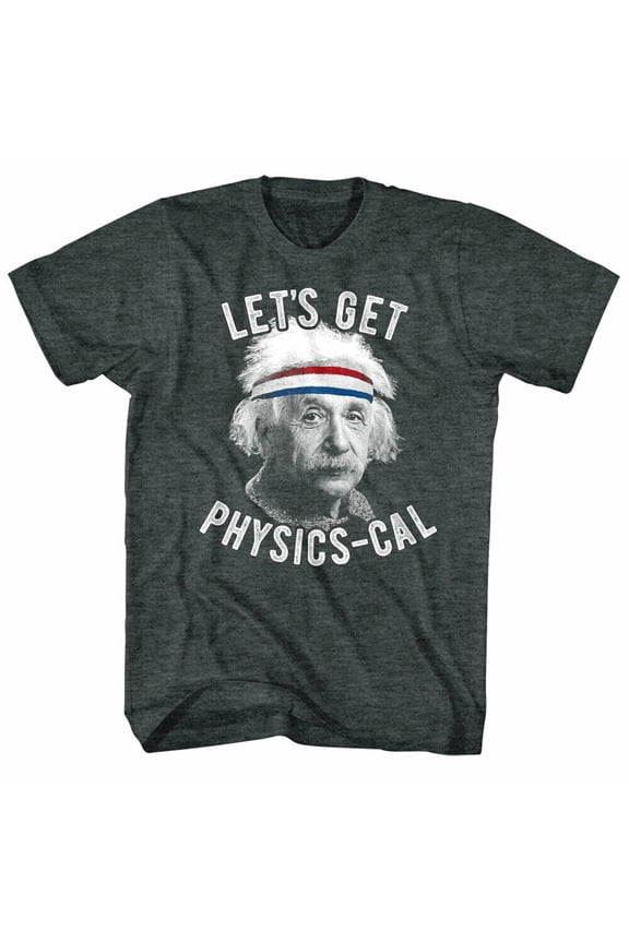 Nerd Society Einstein Let's Get Physics-Cal Men's T Shirt