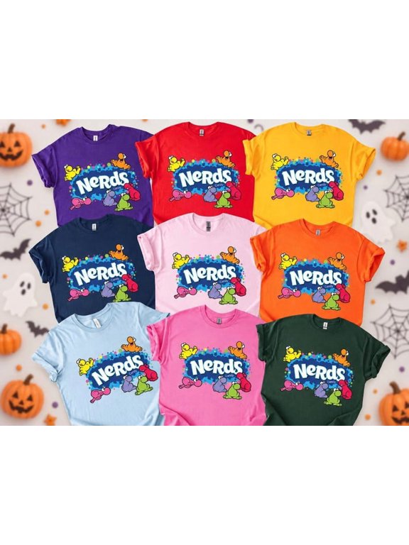 Nerd Themed Halloween Shirt, Candy Group Family Shirt, Halloween Costume Shirt