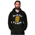 thumbnail image 1 of Nerd for Curds Wisconsin Cheese Lover Unisex Plus Fleece Graphic Hoodie Brisco Brands 2X, 1 of 5