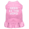 thumbnail image 1 of Pet Dog  Cat Dress Screen Printed, "Nerd Is The Word", 1 of 11