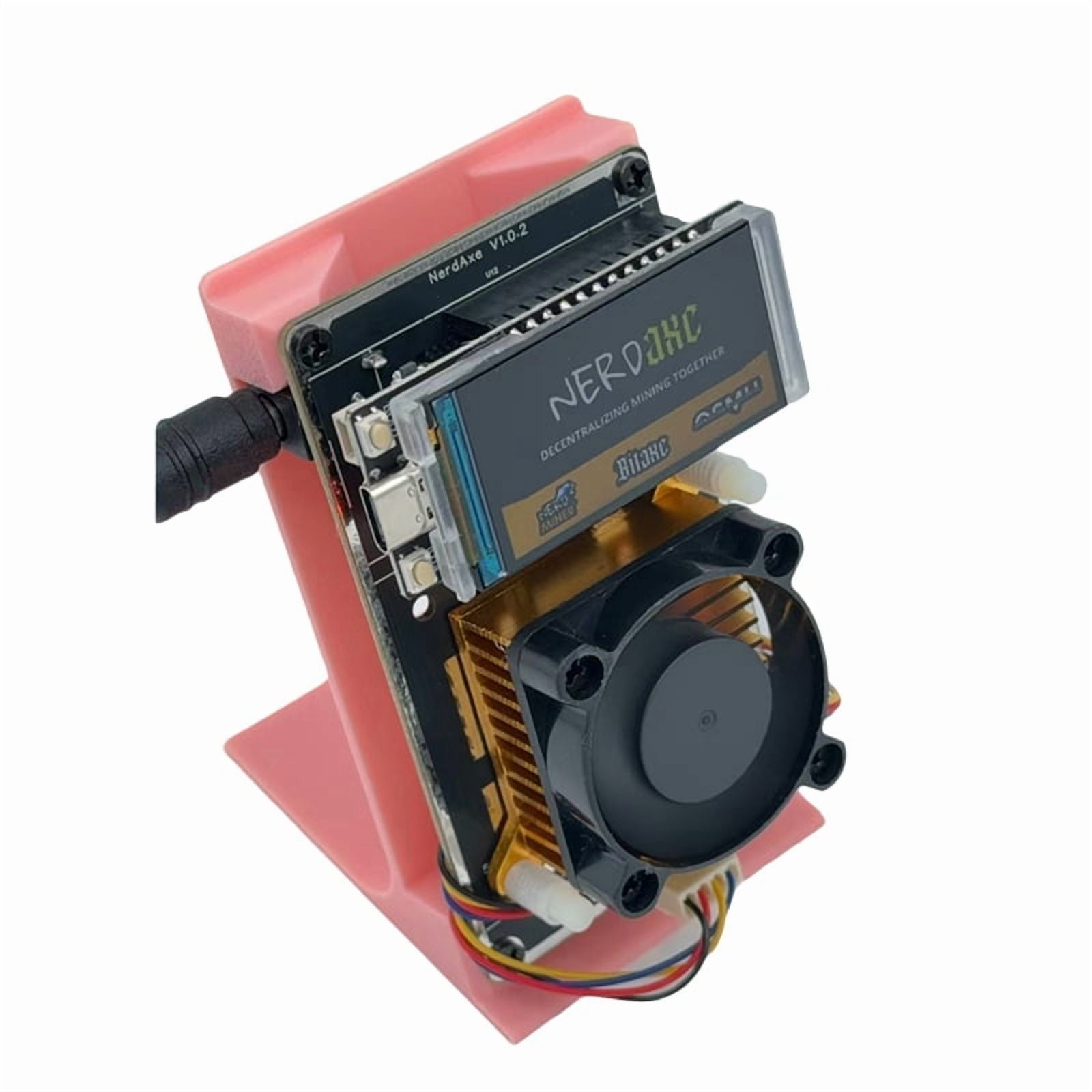 BTC Miner 500Gh/S BM1366 ASIC Chip NerdMiner Solo Lottery Miner Lottery  Miner 3D Printed Bracket US Plug - Walmart.com