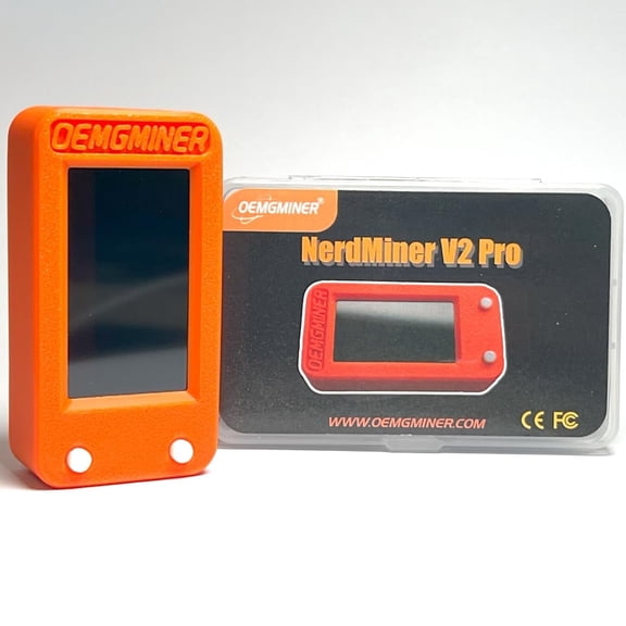 NerdMiner V2 Pro 78KH/s T-Display S3 Bitcoin Solo Lottery Miner Win 3.125 BTC with Low Power Consumption - WiFi Connection, and USB-C Power