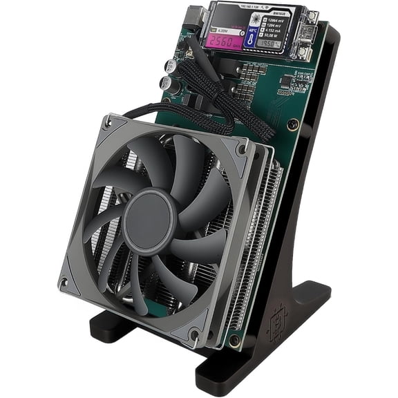 NerdQaxe++ Bitcoins Miner 4.8TH/s ASIC Miner & Crypto Miner - Solo Miner for BTC, Low Power 75W, 2.4Gwifi Open-Source, SHA-256 Silent Home Mining with Bitaxe Miner Technology