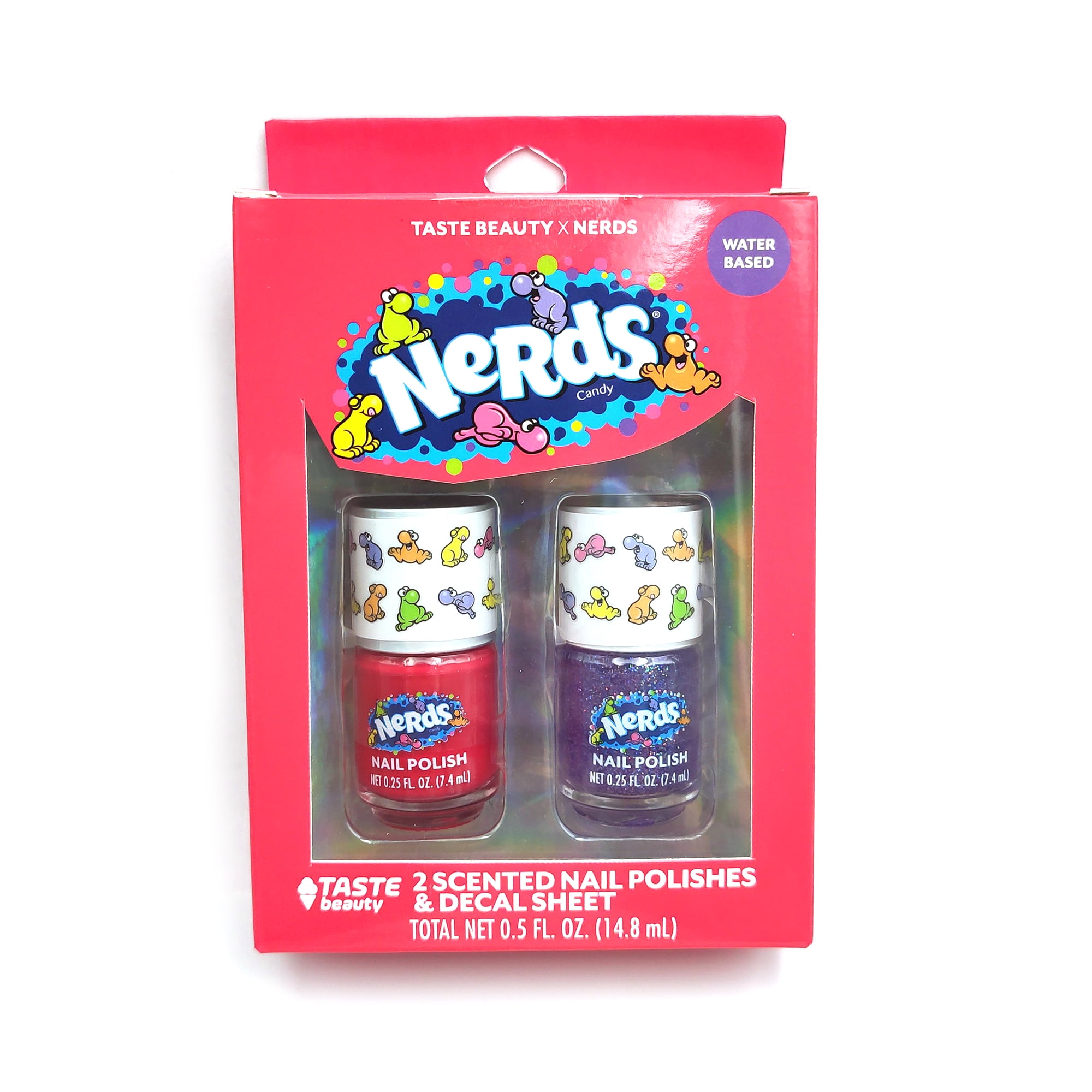 Nerds 2pc scented nail polish and nail decal stickers