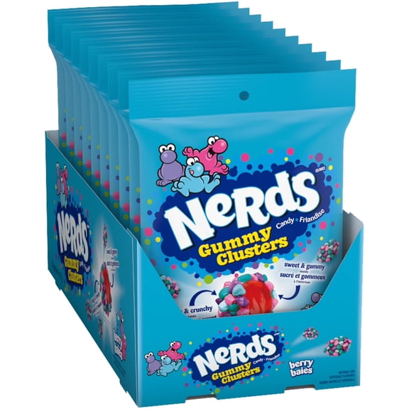 Nerds Berry Gummy Clusters Assorted Candy 10 Pack 142g (5oz)