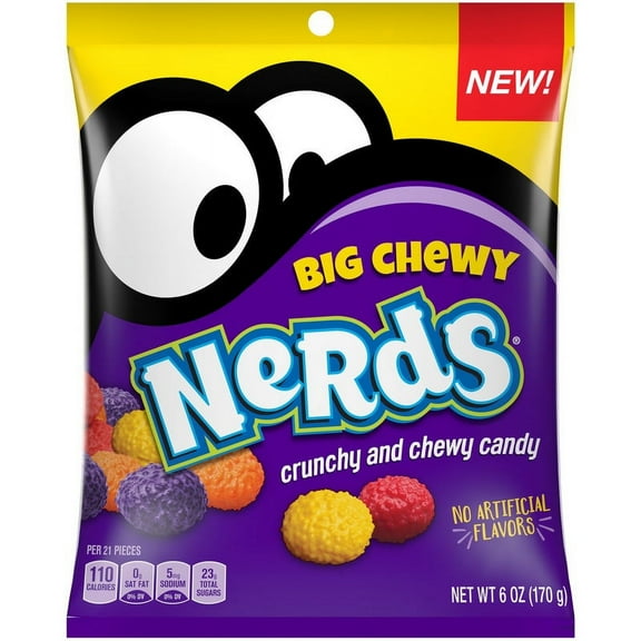 Nerds Big Chewy Medium Bag, 6 oz - Case of 12
