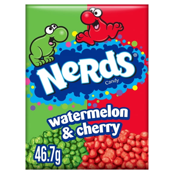 Nerds Candy - Watermelon & Cherry 46.7g, Imported from Britain