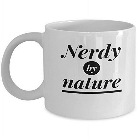 Nerds 11 oz Coffee Mug - By Nature White Ceramic Gift