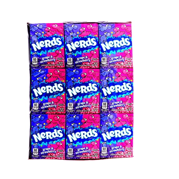 Nerds Grape & Strawberry Candy , 1.65-Ounce (Pack of 36)