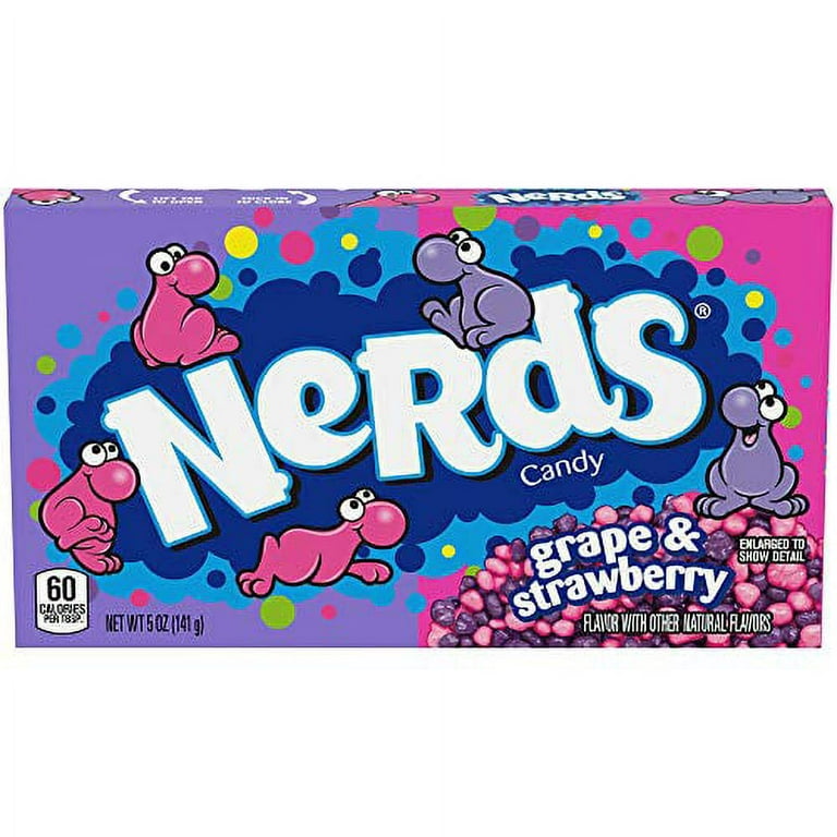 Nerds Candy, Rainbow, 5 Ounce Movie Theater Candy Box (Pack of 12)