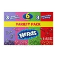 thumbnail image 1 of Nerds Grape & Strawberry/Watermelon & Cherry Candy Variety Pack 6 - 1.65 oz Boxes, 1 of 9