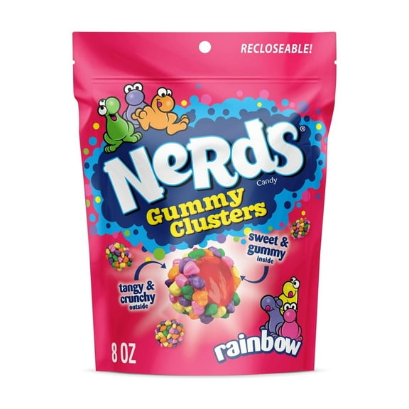 Nerds Gummy Clusters, 8 oz (Pack of 18)