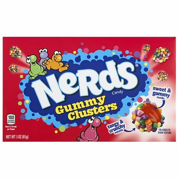 Nerds Gummy Clusters Theater Box 3 oz (Pack of 3)