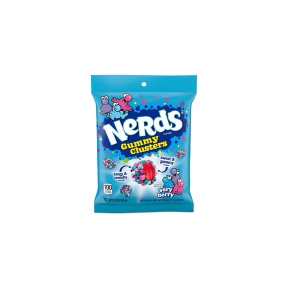 Nerds Gummy Clusters, Very Berry (Pack of 20)