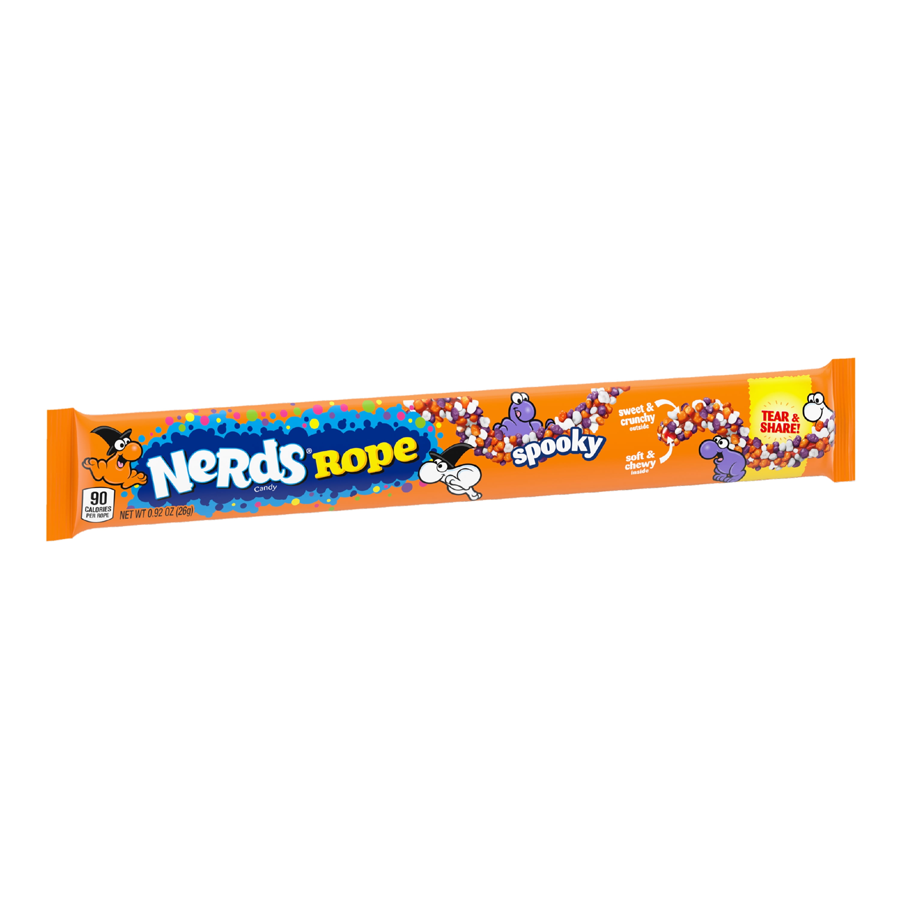 Nerds Halloween Spooky Ropes, Gummy Rope Candy, 0.92 oz