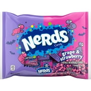 Nerds Grape & Strawberry Candy, Halloween Mini Candies, Classic Nerds, 7.38 oz