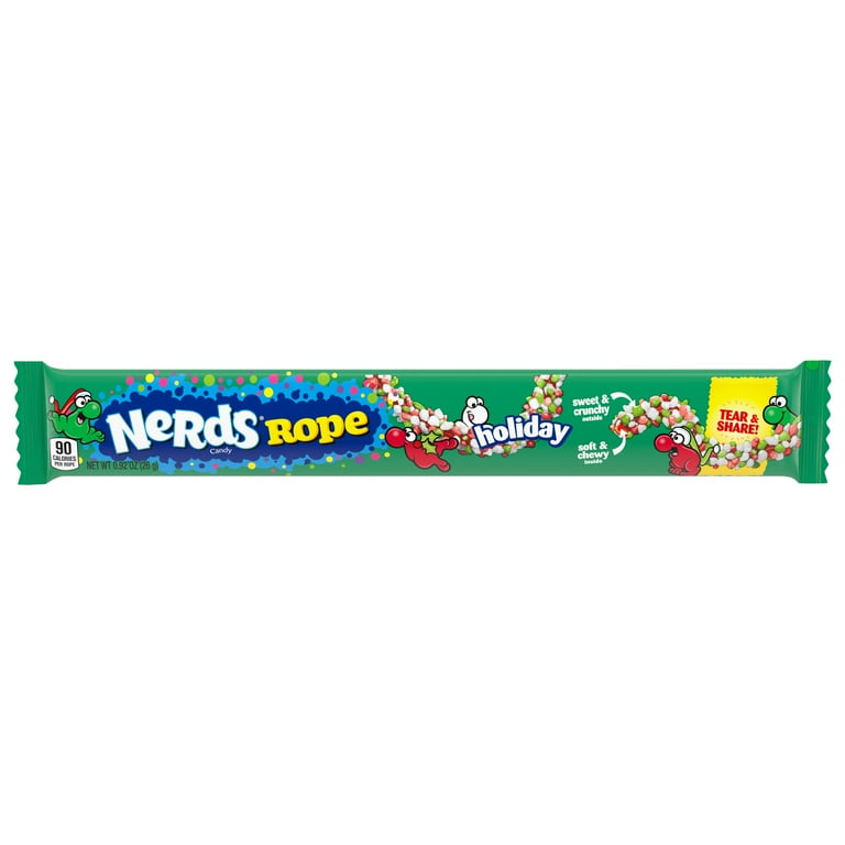 Nerds Holiday Rope Candy Stocking Stuffer, 0.92oz