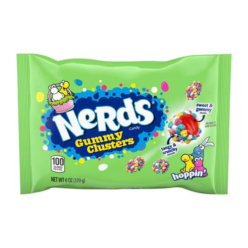 Nerds Hoppin Gummy Clusters, Springtime Easter Candy, 6 Oz - Pack of 2