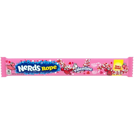 Nerds Gummy Rope Valentines Day Candy, 0.92 oz