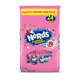 Nerds Gummy Clusters Variety Pack | Rainbow Gummy Clusters, Very Berry Gummy Clusters, Big Chewy Nerds | Individually Wrapped, Reclosable Bags of
