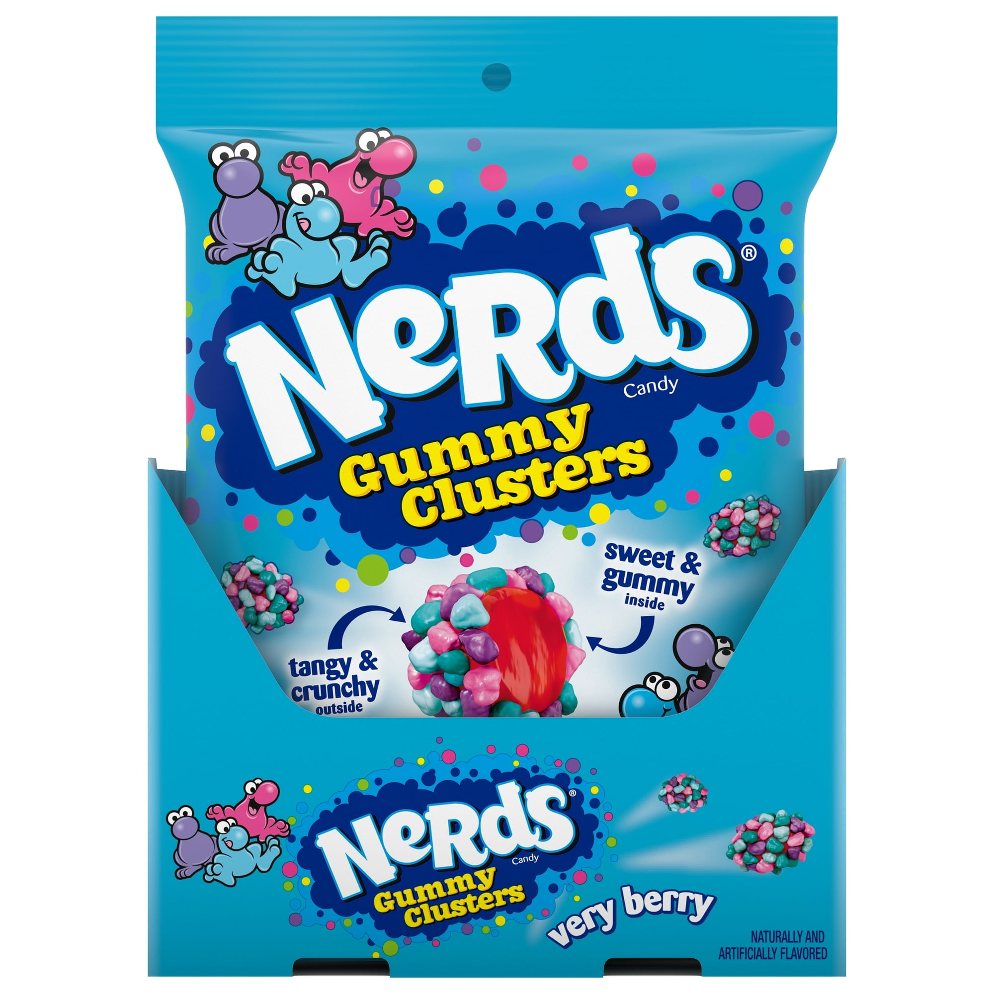 NERDS GUMMI CLUSTER VERY BERRY 12/5oz