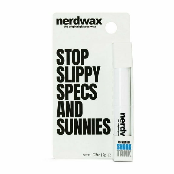Nerdwax Glasses Wax - Single | Stop Sliding Glasses | Anti-Slip Eyewear Retainer | As Seen on Shark Tank