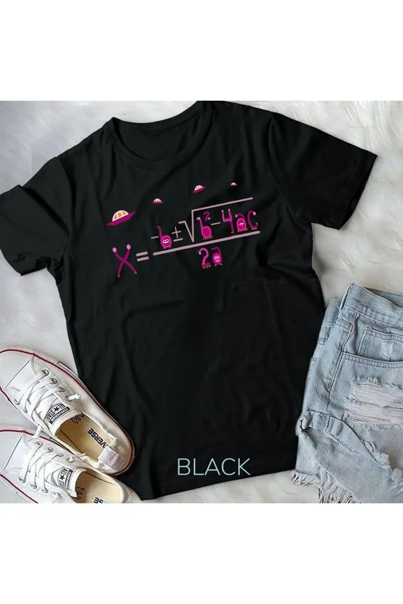 Nerdy Cute Math Unisex Tshirt