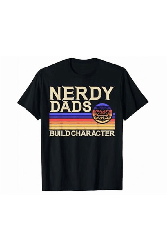 Nerdy Dad Rpg Gaming D20 Tabletop Games Funny Rpg Gamer Shirt Hot Trending Shirt, Vintage Birthday Gift