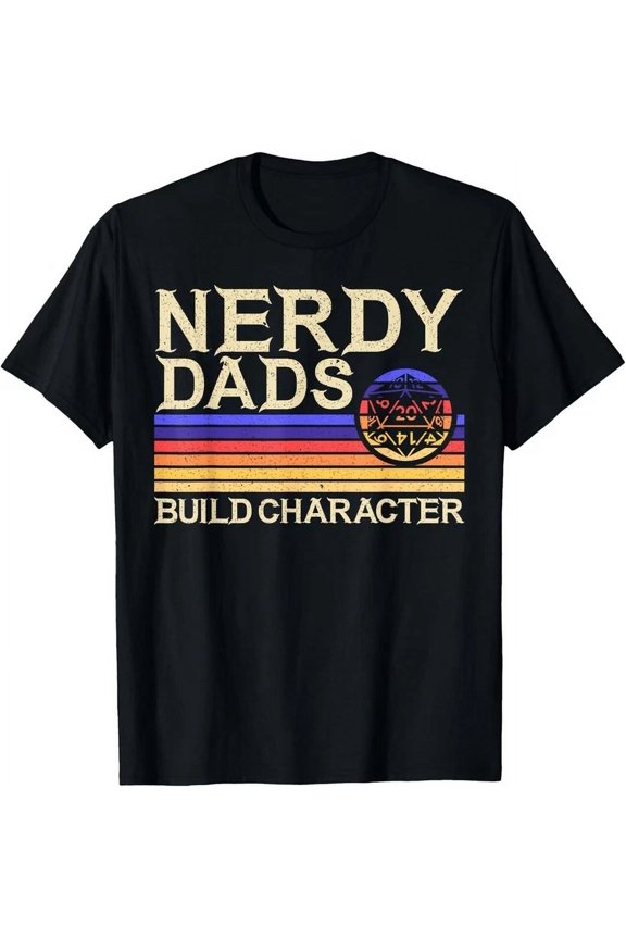 Nerdy Dad Rpg Gaming D20 Tabletop Games Funny Rpg Gamer T-Shirt Unisex S-5XL Hot Trending Shirt, Vintage Birthday Gift