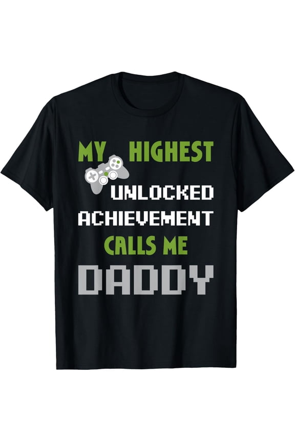 Nerdy Funny Father Day Gamer Dad Daddy Men Love Video Gaming T-Shirt