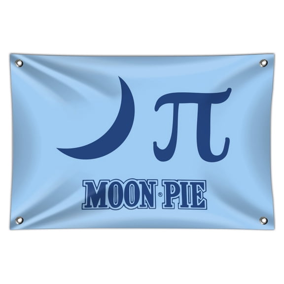 Nerdy Moon Pi MoonPie Home Business Office Sign