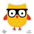 thumbnail image 1 of Nerdy Owl - 3" Vinyl Sticker - For Car Laptop I-Pad Phone Helmet Hard Hat - Waterproof Decal, 1 of 1