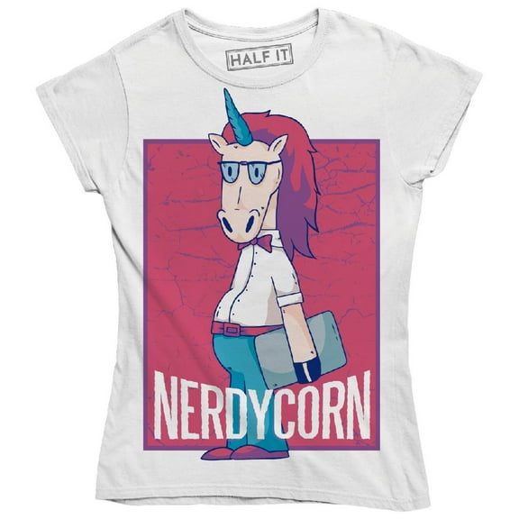 Nerdycorn Funny Nerd Unicorn - Funny Animal Lover Women's T-Shirt