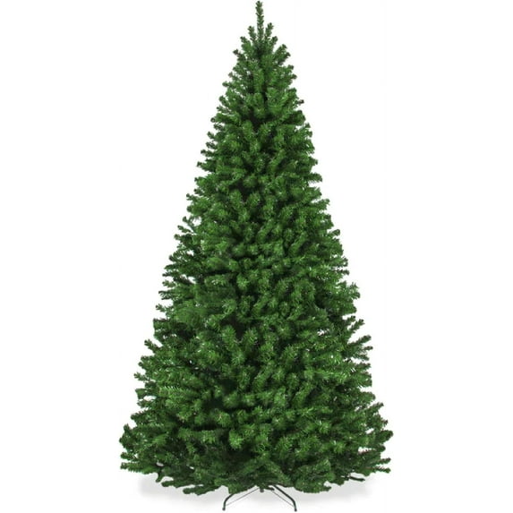 Neretva Artificial Christmas Tree, 12ft Premium Unlit Realistic Spruce Holiday Décor w/Dense Branches, Easy Assembly, Metal Base