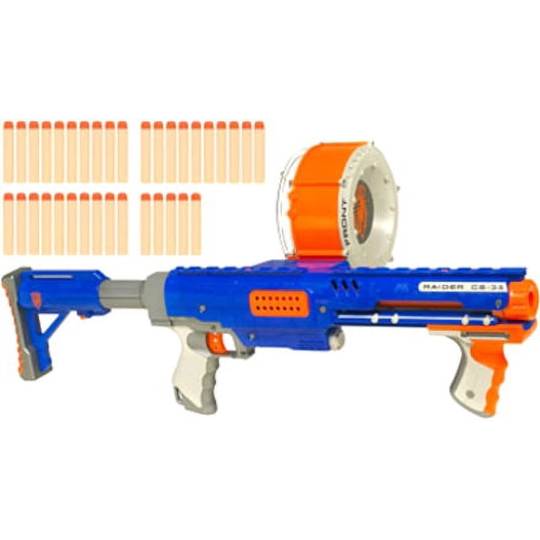 Open Box Nerf Adjustable N Strike Blasters and Foam Play, Plastic