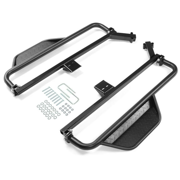Nerf Bars Running Board w/Step Brackets For 2018 2019 Club Car Onward Golf Carts